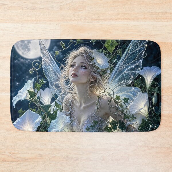 Item preview, Moonflower Fairy Under Full Moon designed and sold by Storybook Botanica.