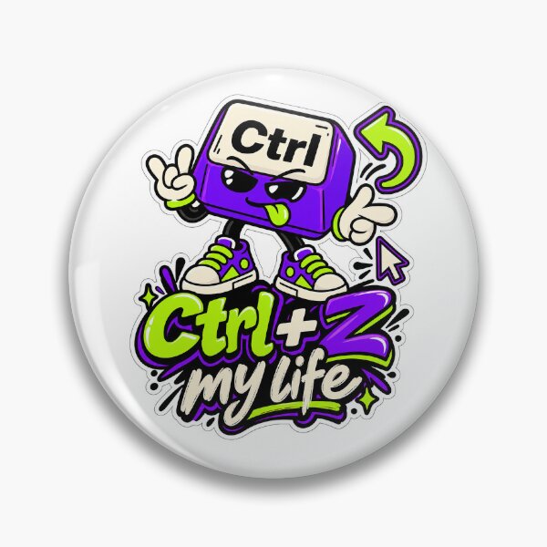 Item preview, Ctrl Z My Life Funny Keyboard Design designed and sold by ninetyninedesignsart.
