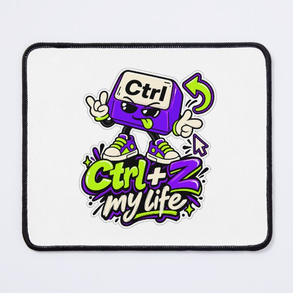 Item preview, Ctrl Z My Life Funny Keyboard Design designed and sold by ninetyninedesignsart.