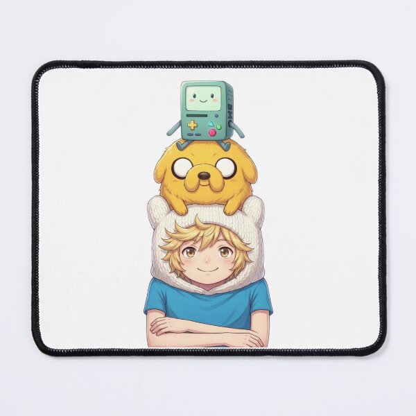 Item preview, Adventure Time Anime Finn Jake BMO Stack Art designed and sold by FreakToons.