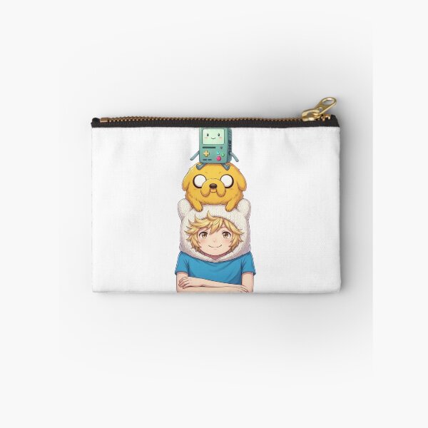 Item preview, Adventure Time Anime Finn Jake BMO Stack Art designed and sold by FreakToons.