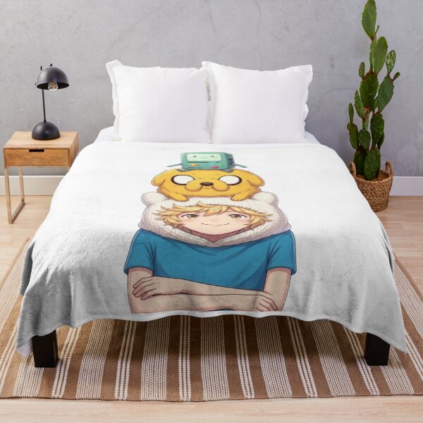 Item preview, Adventure Time Anime Finn Jake BMO Stack Art designed and sold by FreakToons.