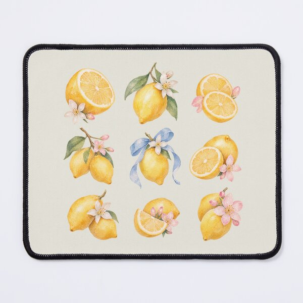 Item preview, Lemon Garden Watercolor Collection – Fresh Citrus Botanical Art designed and sold by Verycutethings.