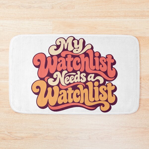 Item preview, My Watchlist Needs a Watchlist Groovy Trading Humor designed and sold by VolatilityEdge.