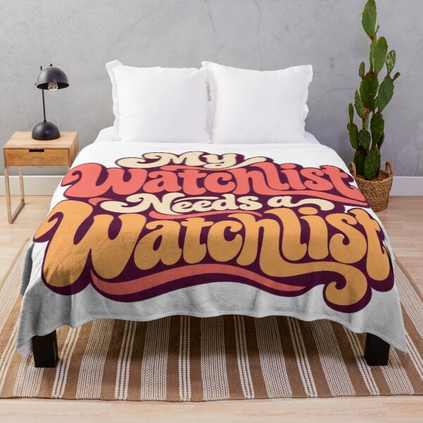 Item preview, My Watchlist Needs a Watchlist Groovy Trading Humor designed and sold by VolatilityEdge.