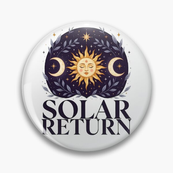 Item preview, Solar Return Cosmic Tarot Celestial Birthday Aesthetic designed and sold by DoceVaga.