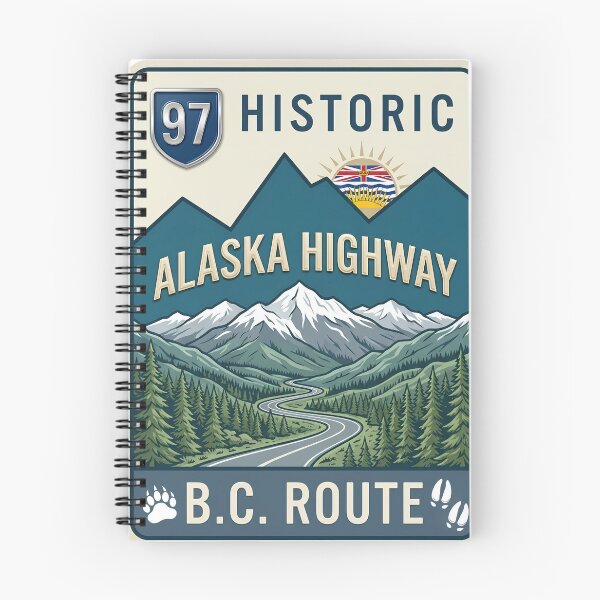 Item preview, Historic B.C. Route 97 - Alaska Highway designed and sold by HumorMeMaybe.
