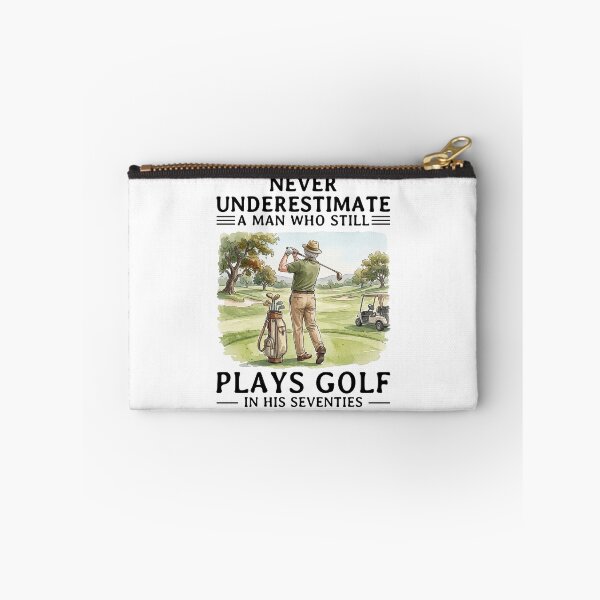 Item preview, Never Underestimate A man Who Still Plays Golf In His Seventies designed and sold by LounisArt.