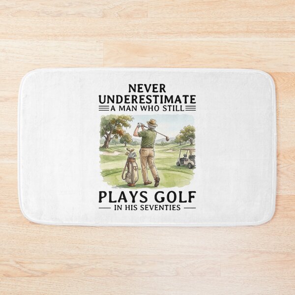 Item preview, Never Underestimate A man Who Still Plays Golf In His Seventies designed and sold by LounisArt.