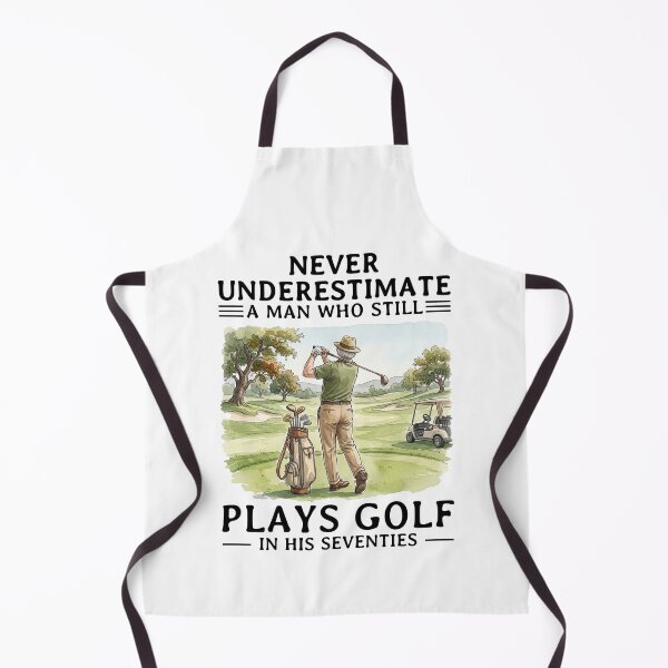 Item preview, Never Underestimate A man Who Still Plays Golf In His Seventies designed and sold by LounisArt.
