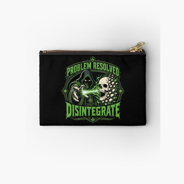 Item preview, Problem Resolved Disintegrate - Funny High Level RPG Shirt designed and sold by Dice_Goblin_Studio.