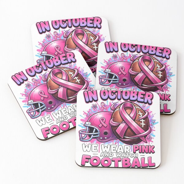 Item preview, In October We Wear Pink And Watch Football designed and sold by iconiicc.