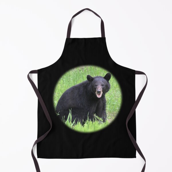 Item preview, American Black Bear In Green Grass Wildlife Nature Photography designed and sold by TripleMoonCrafts.