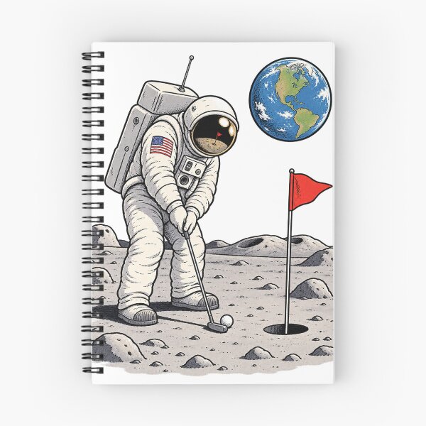 Item preview, One Small Putt – Astronaut Golf on the Moon designed and sold by Numerous-Niches.