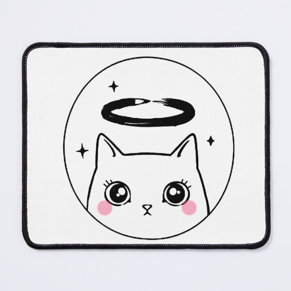 Item preview, Angelic Cat Minimalistic designed and sold by FarieArt.