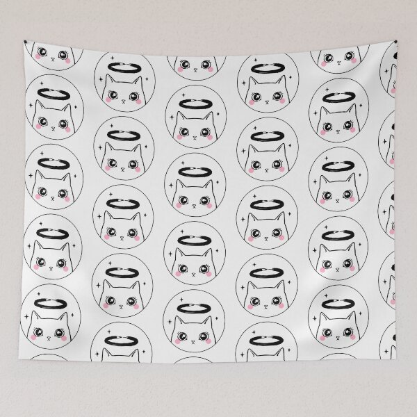 Item preview, Angelic Cat Minimalistic  designed and sold by FarieArt.