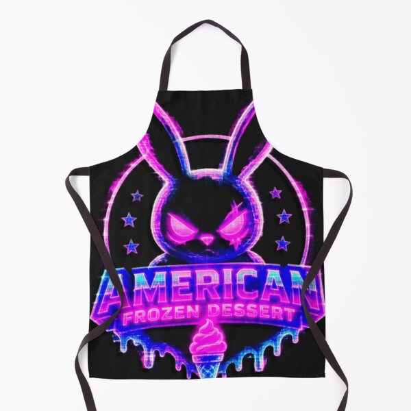 Item preview, Vaporwave American Frozen Dessert - Neon Cyberpunk Rabbit designed and sold by A E S T H E T A T A G.