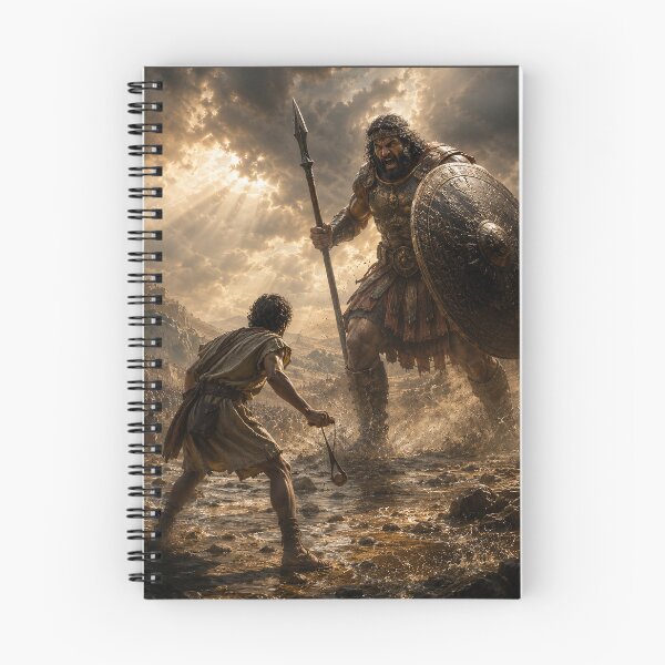 Item preview, David Faces Goliath With Faith designed and sold by EdenInfiniteArt.