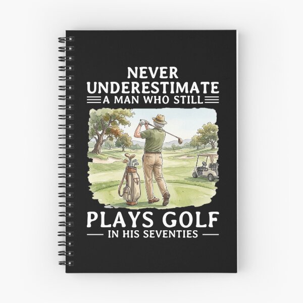 Item preview, Never Underestimate A man Who Still Plays Golf In His Seventies designed and sold by LounisArt.