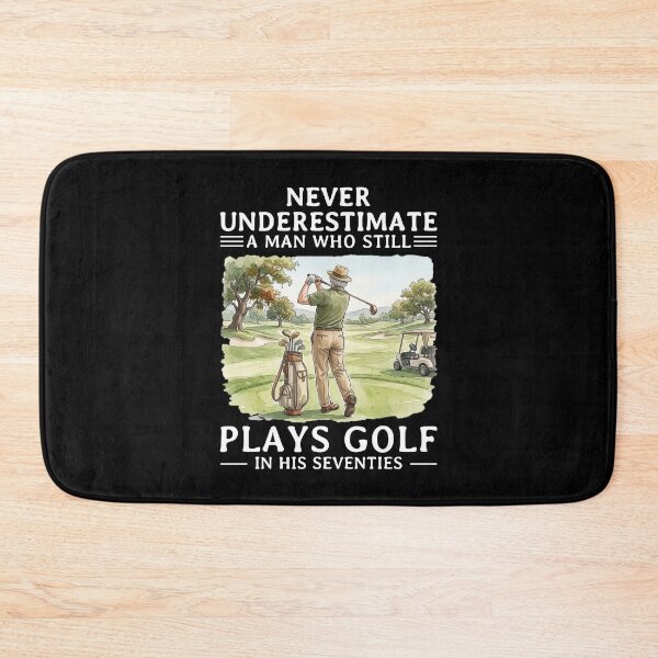 Item preview, Never Underestimate A man Who Still Plays Golf In His Seventies designed and sold by LounisArt.