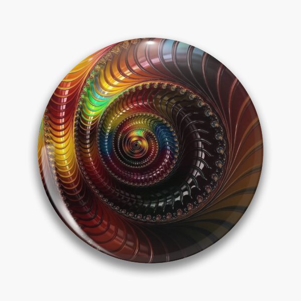 Item preview, Colorful fractal swirl designed and sold by KingsArtworx 2.