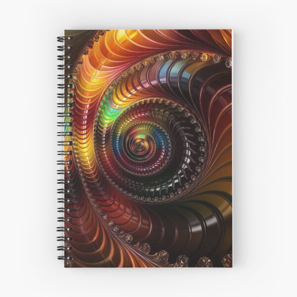 Item preview, Colorful fractal swirl designed and sold by KingsArtworx 2.