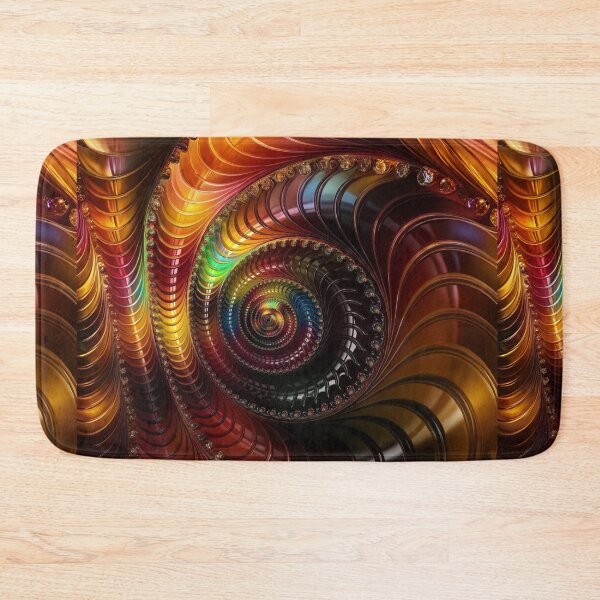 Item preview, Colorful fractal swirl designed and sold by KingsArtworx 2.