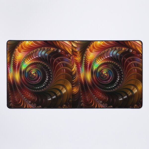 Item preview, Colorful fractal swirl designed and sold by KingsArtworx 2.