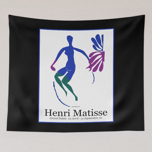 Item preview, Grand Palais  Vintage 1970 Matisse Nus Bleus Iv La Chevelure Exhibit Advertising Print designed and sold by DotsonJanna.