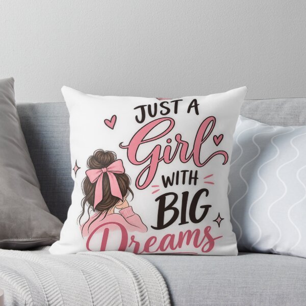 Item preview, Just a Girl with Big Dreams designed and sold by ucpstudio.