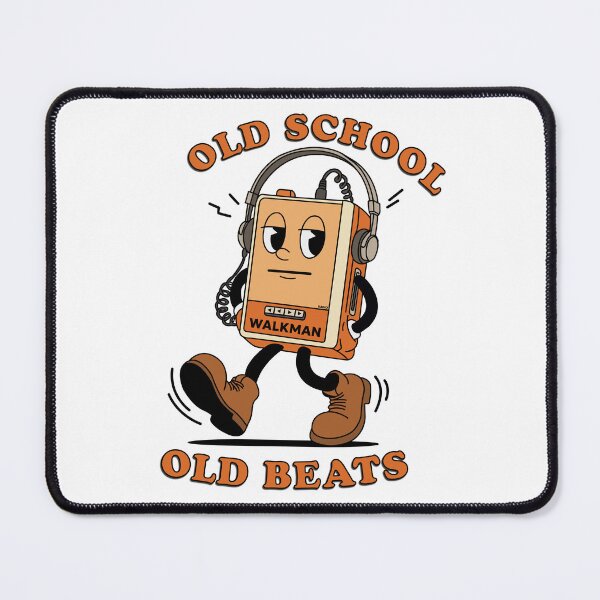 Item preview, RETRO WALKMAN MASCOT - Old School Old Beats designed and sold by KozbiDesign.