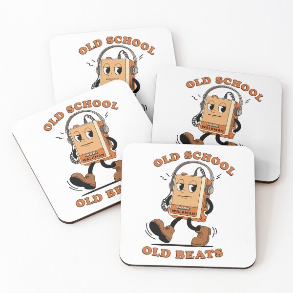 Item preview, RETRO WALKMAN MASCOT - Old School Old Beats designed and sold by KozbiDesign.
