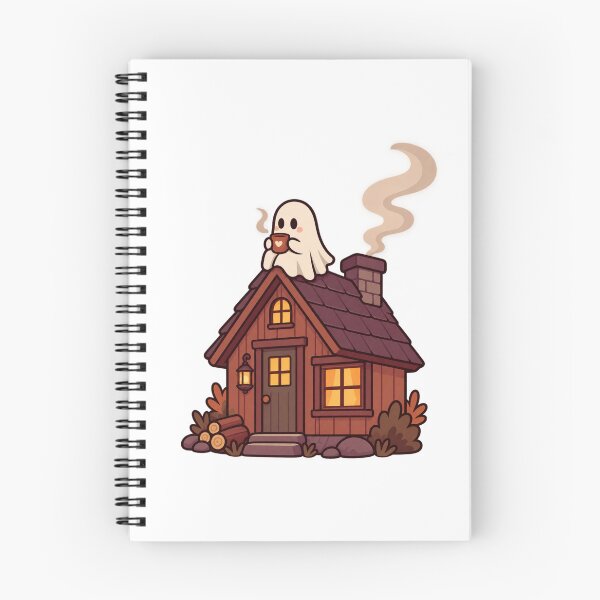 Item preview, Autumn Ghost Cabin designed and sold by LuveraxArt.