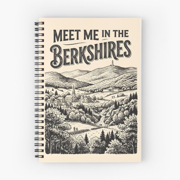 Item preview, Meet Me in the Berkshires Vintage Travel Poster designed and sold by Wild Places Paper Co..