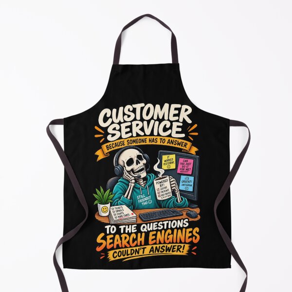 Item preview, Customer Service Survival Guide – Funny Help Desk Skeleton designed and sold by SidTastic .