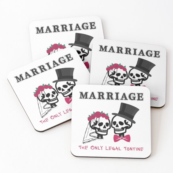Item preview, Marriage "The Only Legal Tontine" Skulls designed and sold by AmongTheWillows.