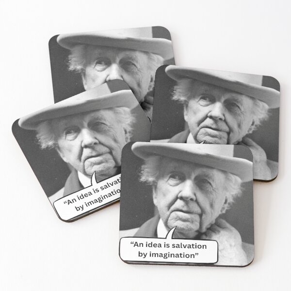 Item preview, Frank Llyod Wright Inspirational Architecture Quote designed and sold by Archysketch.