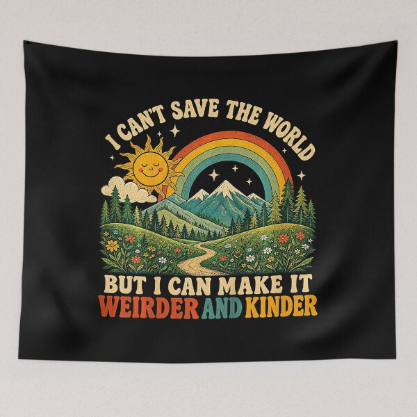 Item preview, I Can'T Save The World But I Can Make It Weirder  Kinder T-Shirt designed and sold by Anime-Nomad.