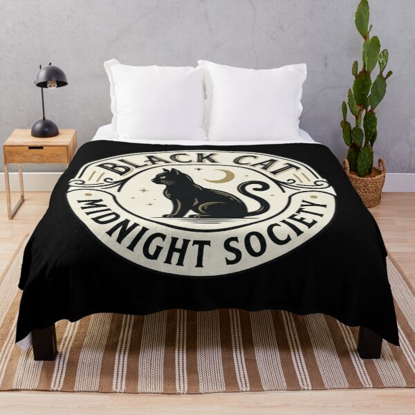 Item preview, Black Cat Midnight Society Vintage Crest Emblem Graphic designed and sold by mood-draftsman.