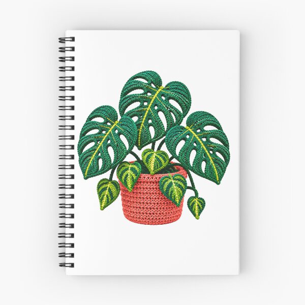 Item preview, Crochet Monstera Plant – Colourful Yarn Houseplant designed and sold by Digital Culture Studio.
