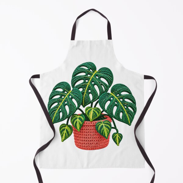 Item preview, Crochet Monstera Plant – Colourful Yarn Houseplant designed and sold by Digital Culture Studio.