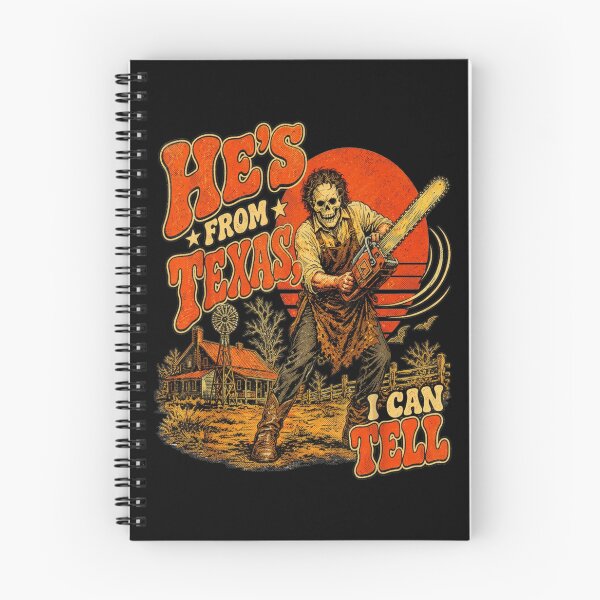 Item preview, Hes from Texas I Can Tell Chainsaw Horror Halloween designed and sold by Anime-Nomad.