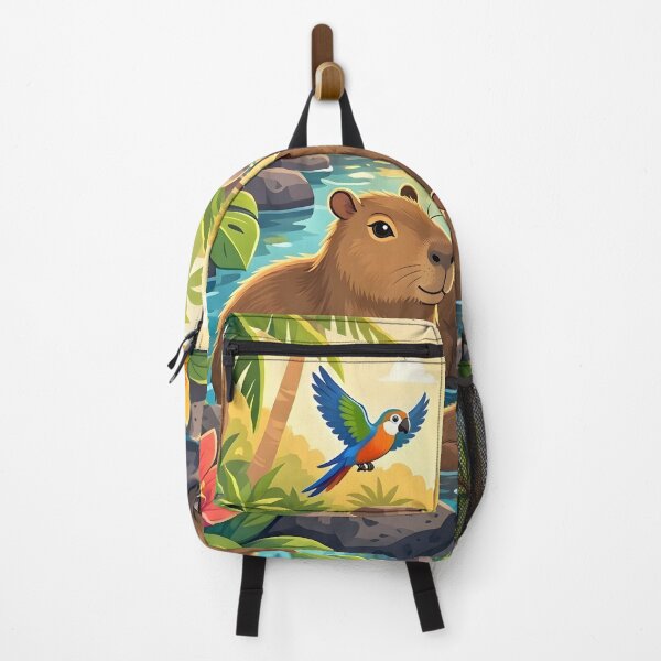 Item preview, Cute Capybara Family Tropical River Paradise designed and sold by Herodestroyer.