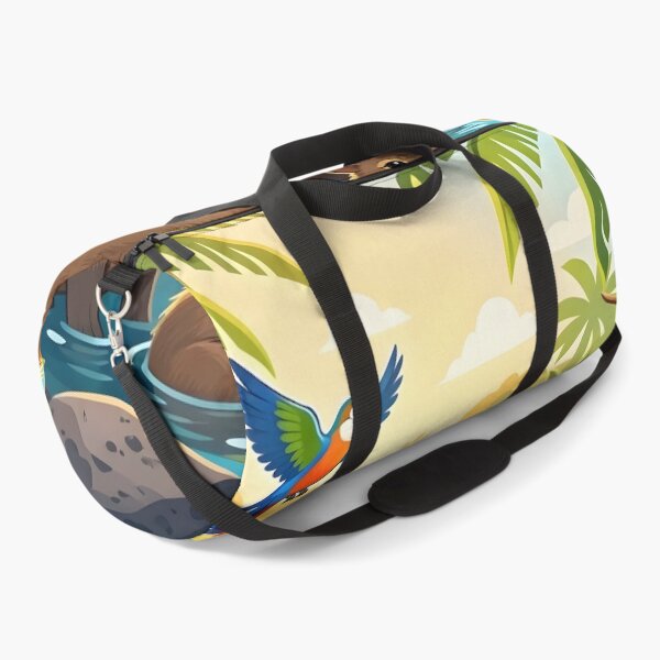 Item preview, Cute Capybara Family Tropical River Paradise designed and sold by Herodestroyer.