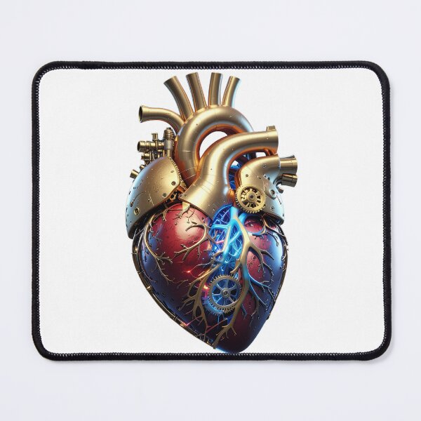 Item preview, Mechanical Heart - Steampunk Anatomical Cyberpunk Art designed and sold by DukeNiko.
