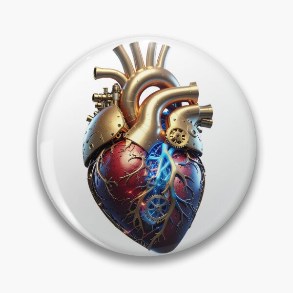 Item preview, Mechanical Heart - Steampunk Anatomical Cyberpunk Art designed and sold by DukeNiko.