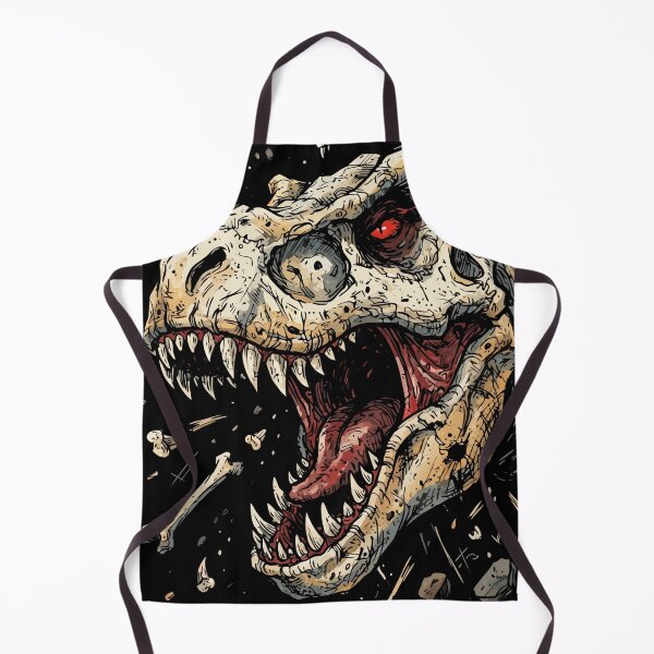 Item preview, Undead T-Rex Zombie Dinosaur Skull Heavy Metal Horror Art designed and sold by Cipher & Soul.