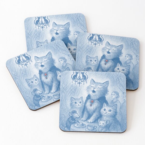 Item preview, Madame Bijou – Diva Cat Singing High C in the Paris Café - Fonulaseries designed and sold by Fonulaseries.