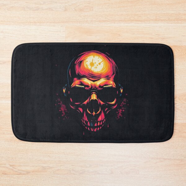 Item preview, Cyberpunk Skull Neon Horror Graphic designed and sold by ERODED SELF.