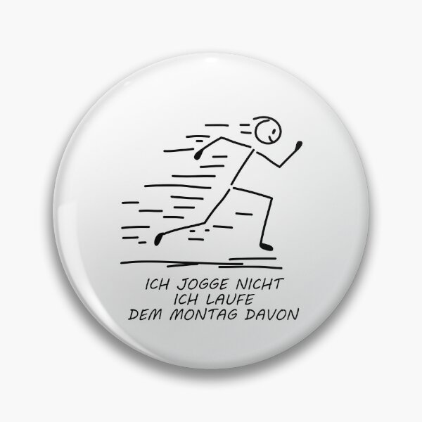 Item preview, I'm running away from Monday - funny stick figure designed and sold by SaSe-Design.